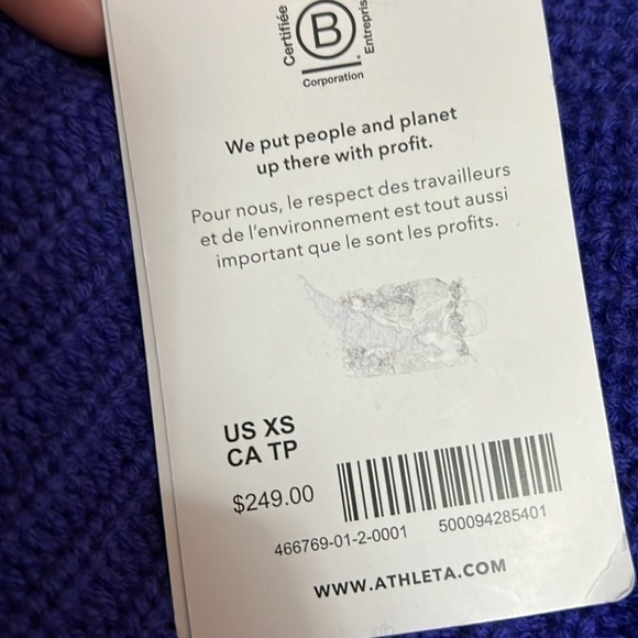 Athleta Azalea Cashmere Extra Fine Merino Wool Cozy Oversized Fall Sweater New - Picture 6 of 6